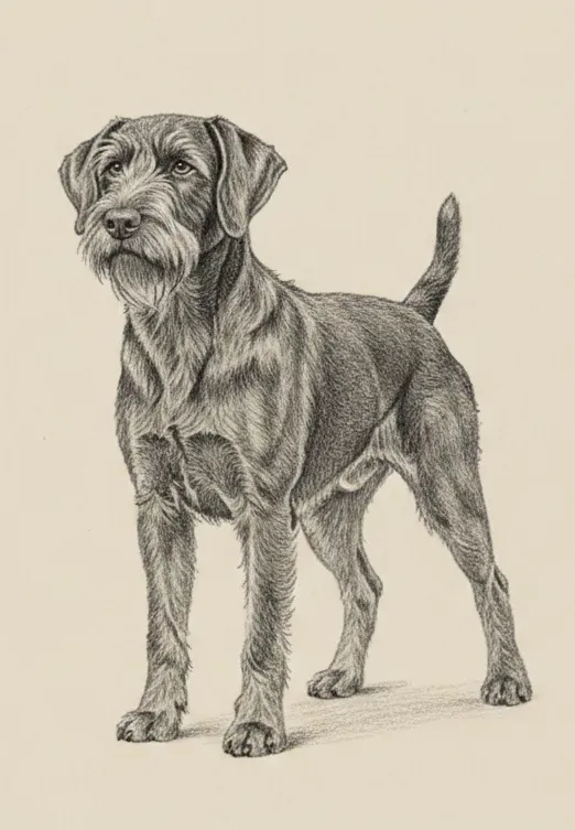 German Wire Haired Pointing Dog